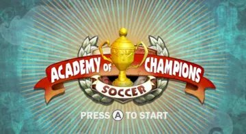 Academy of Champions- Soccer screen shot title